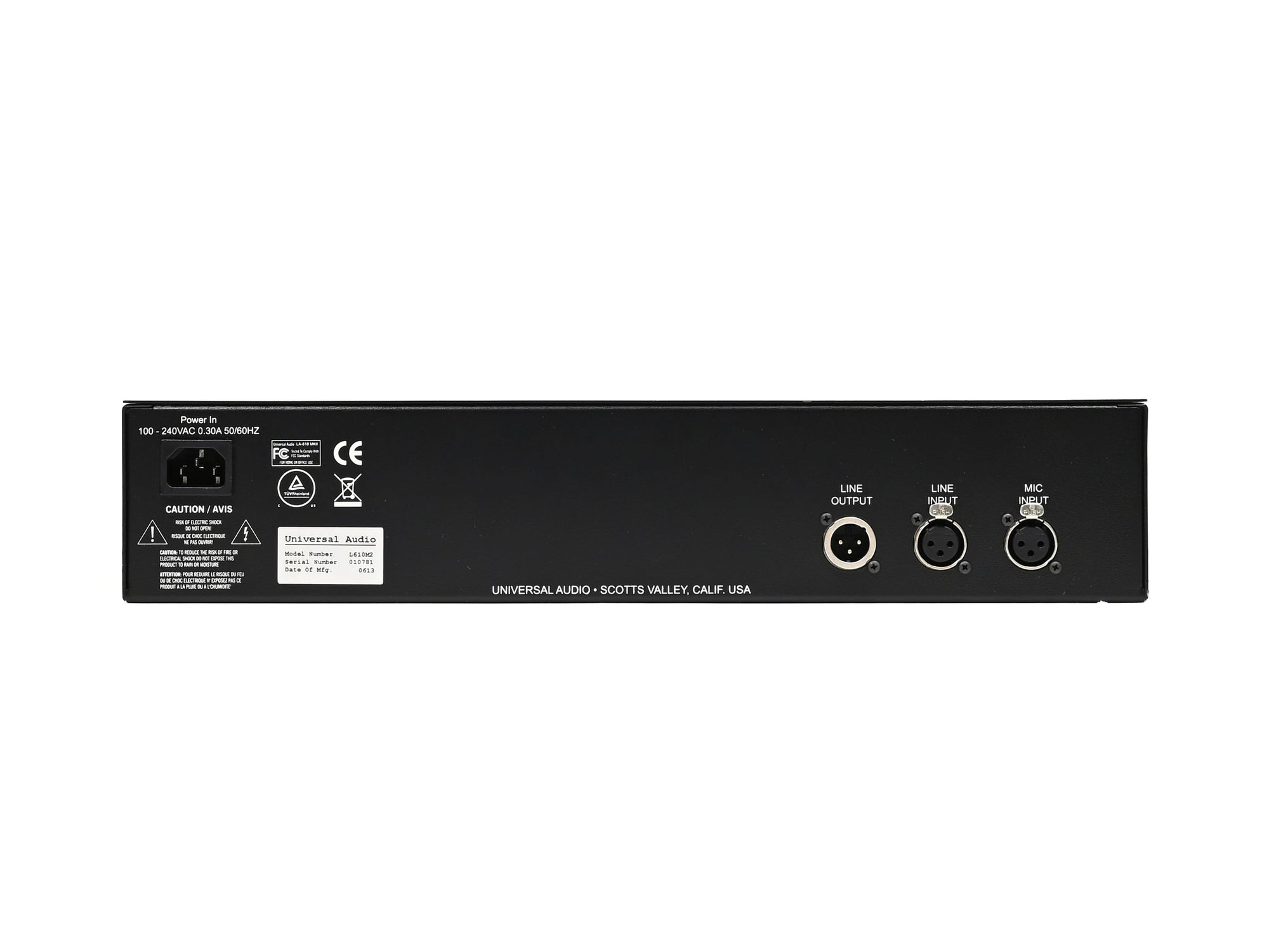 UNIVERSAL AUDIO LA-610 MkII (USED)