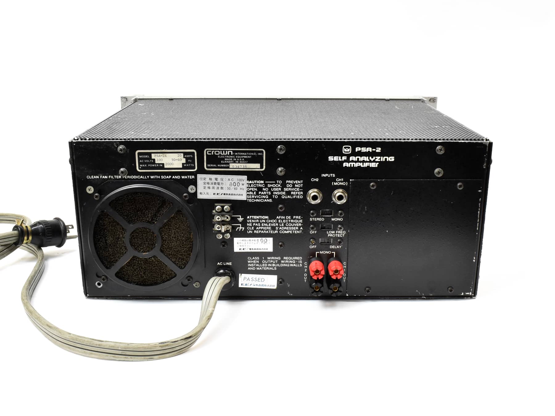 AMCRON PSA-2X (USED) – BAKU Pro Audio