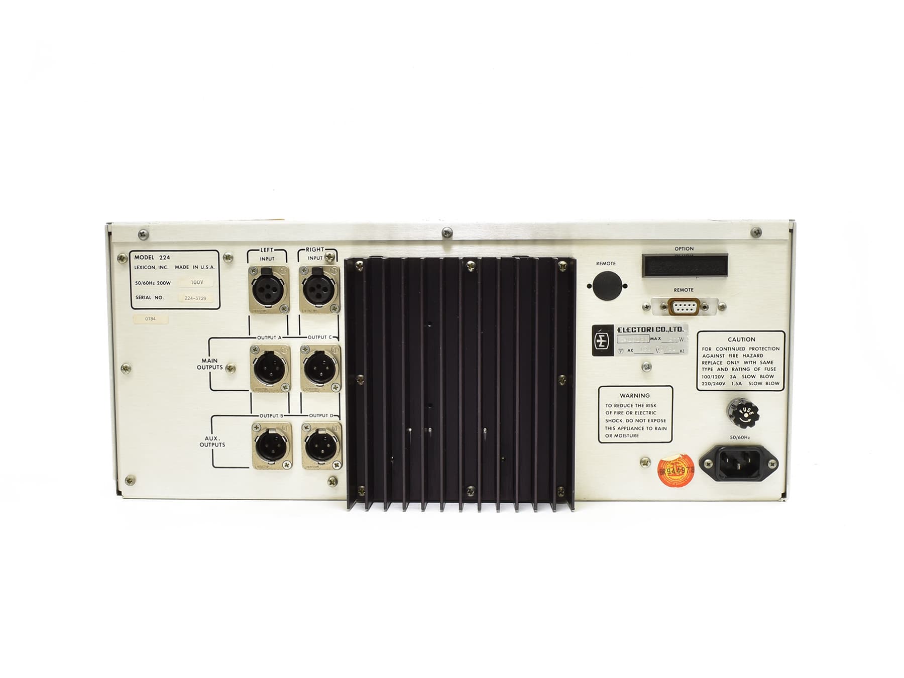 Lexicon 224XL (Vintage) – BAKU Pro Audio