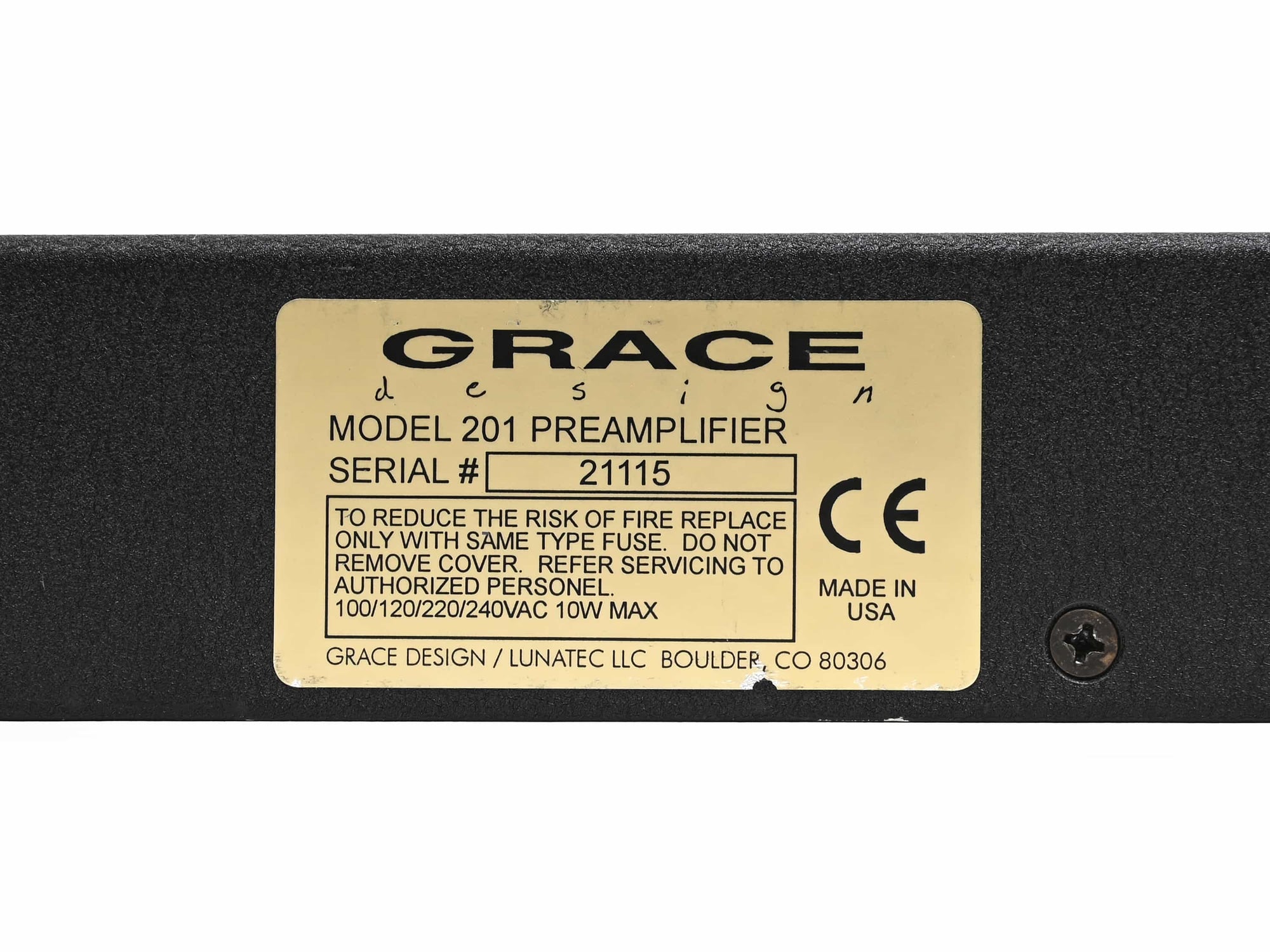 GRACE design model 201 (USED)