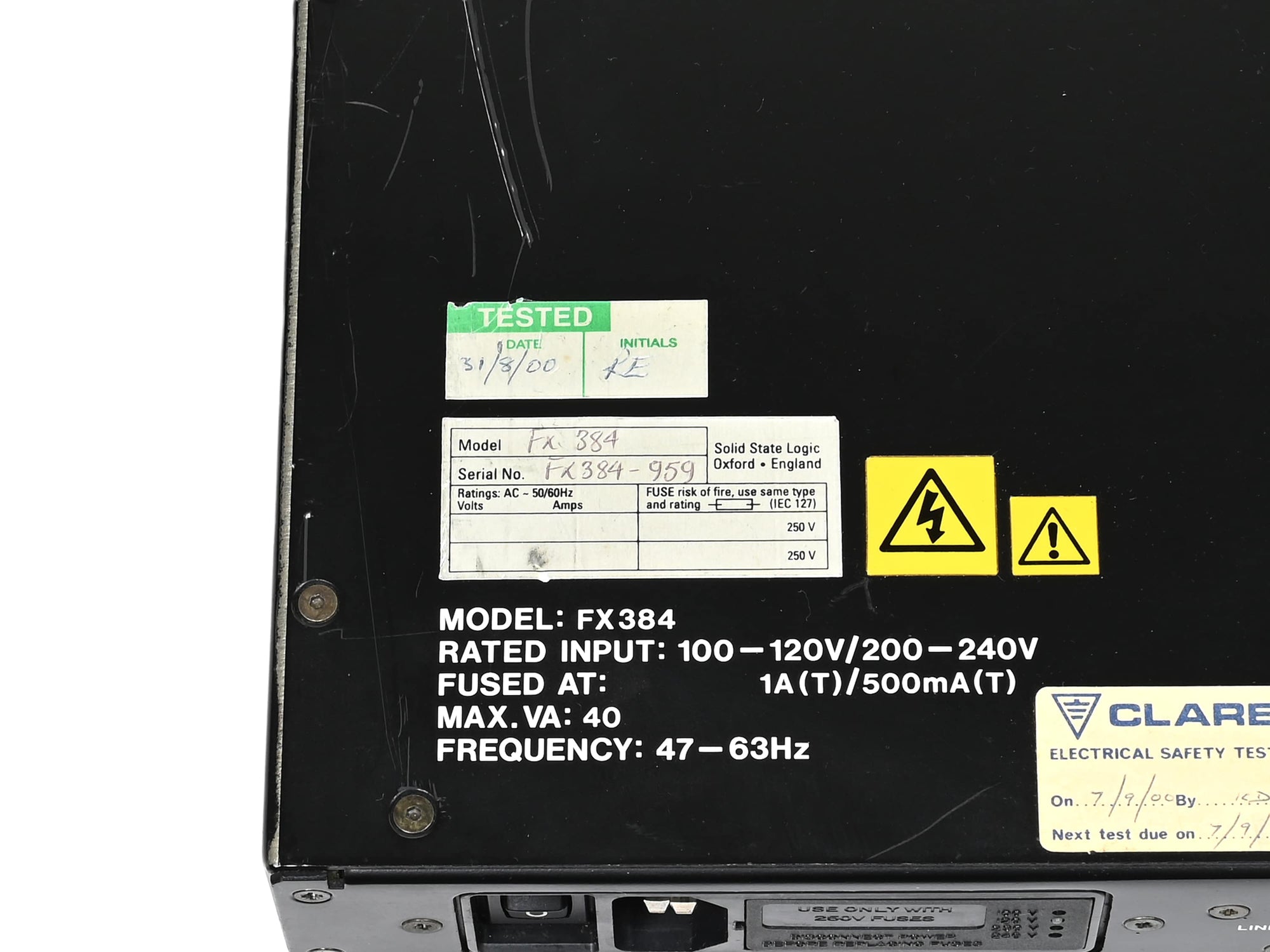 Solid State Logic FX G384 (Vintage)