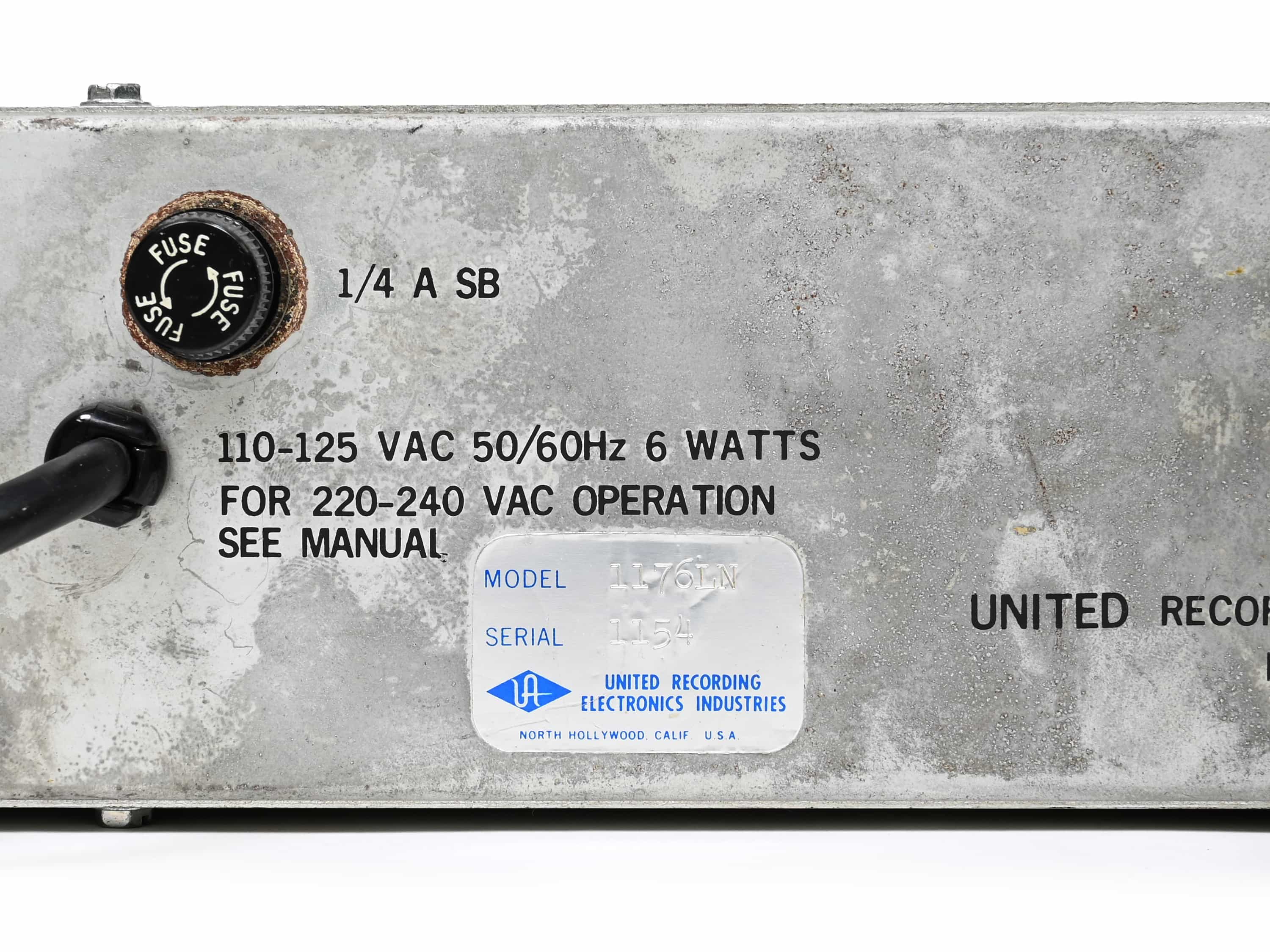 Urei 1176LN Rev.C (Vintage) – BAKU Pro Audio